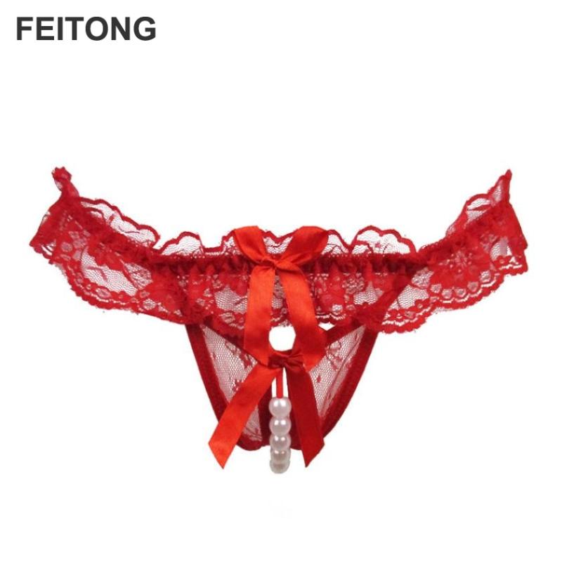 

Women's Panties Feitong Thong Mesh Sexy Style Woman Underwear Briefs Lingerie Knickers For Women Ladies Girls, Black;pink