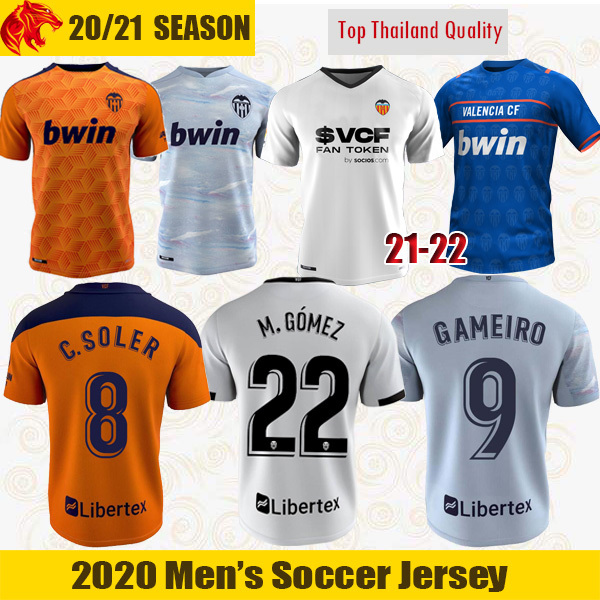 

Top21 22 Valencia CF Soccer Jerseys C.SOLER 2021 2122 CUTRONE GAMEIRO OLIVA GAYA MANU VALLEJO Football Shirt M.GOMEZ G.PAULISTA Mens Jersey Kid, 2021 third