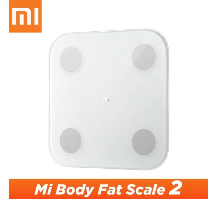 

Original Xiaomi Mi Smart Body Fat Scales 2 With Mifit APP Body-Composition Monitor Hidden LED Display Fat-Scale