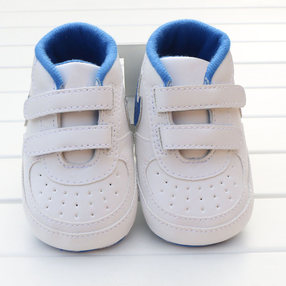 

Baby Boys Girls Toddler Shoes PU Leather Soft-Soled Anti-Slip Newborn Sneakers Shoes, Red