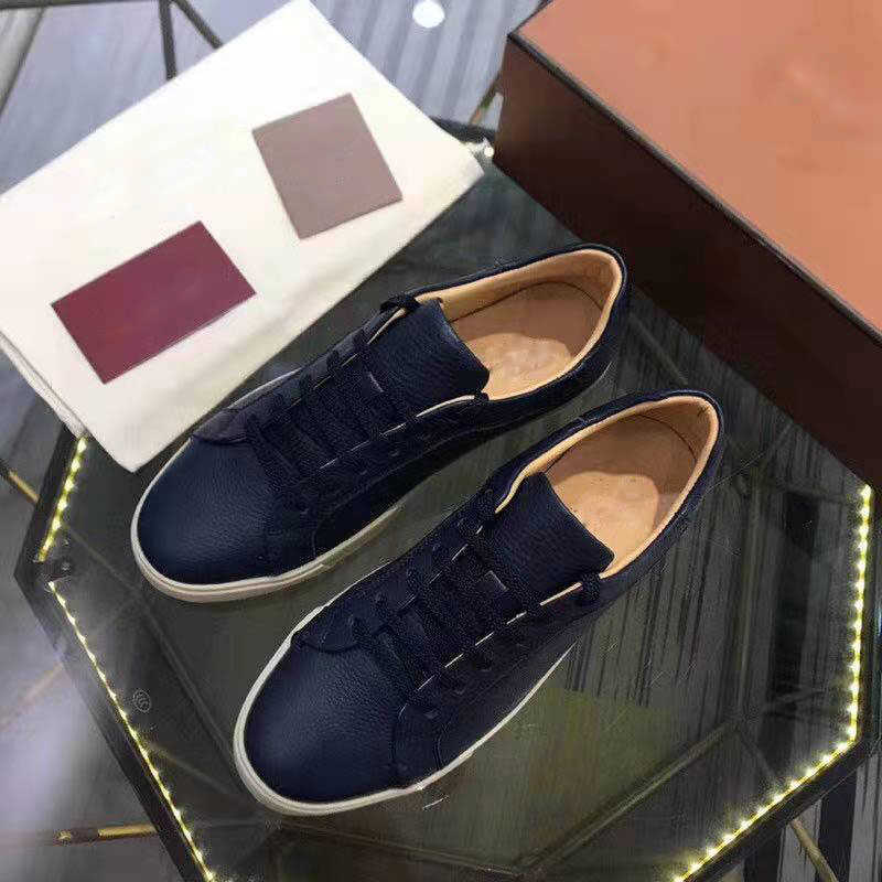 

Lace Versatile New Fashion Up Casual Flat Shoes Loro Summer Walk Shoe For Men Real Leather Low Sneakers Trainers D4KW, Gray