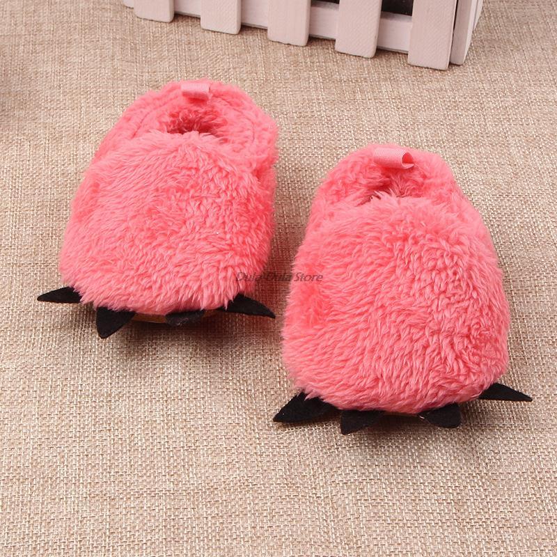 

First Walkers Children Shoes Winter Warm Animal Claw Indoor Slipper Fashion Kid Slippers Comfortable Boy Girl Onesie Pajama