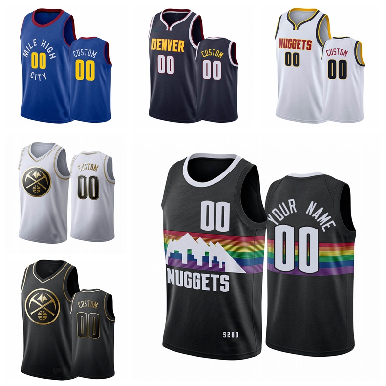 

Denver Nuggets MEN Custom Association Women Youth 2019-20;Black Basketball Jersey S-6XL