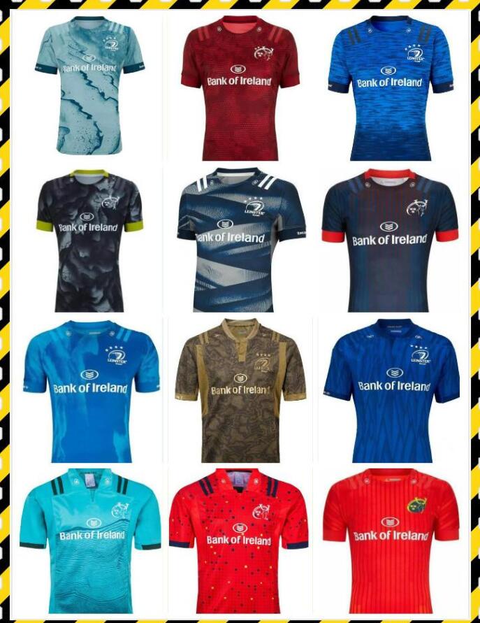 

Leinster rugby jersey 20 21 Munster soccer jerseys 2021 home away men Rugby-Trikots size S-5XL, Blue