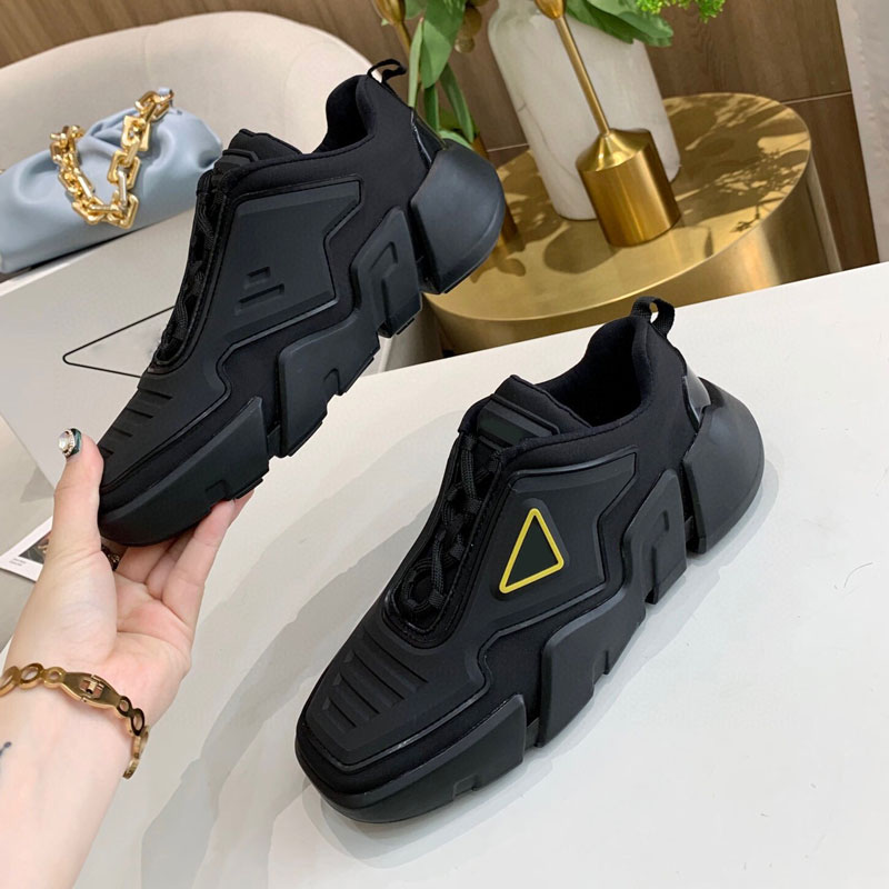 

Men's high quality fashion casual shoes classic T-type platform lovers locomotive knitting black and white designer women's sports lightweight rubber sole, Customize