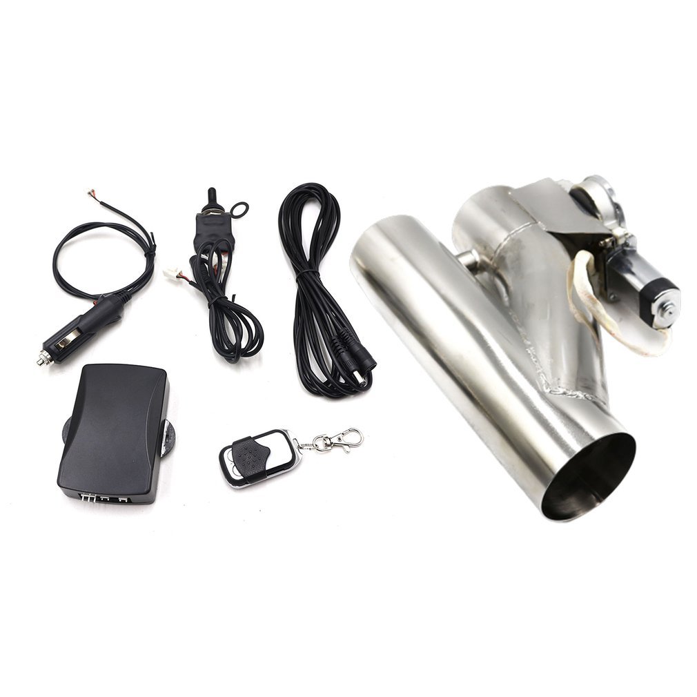 Single Opening Integrated Y-Type Exhaust valve Electric Exhaust Downpipe Electronic shutter Remote control-image-692376837