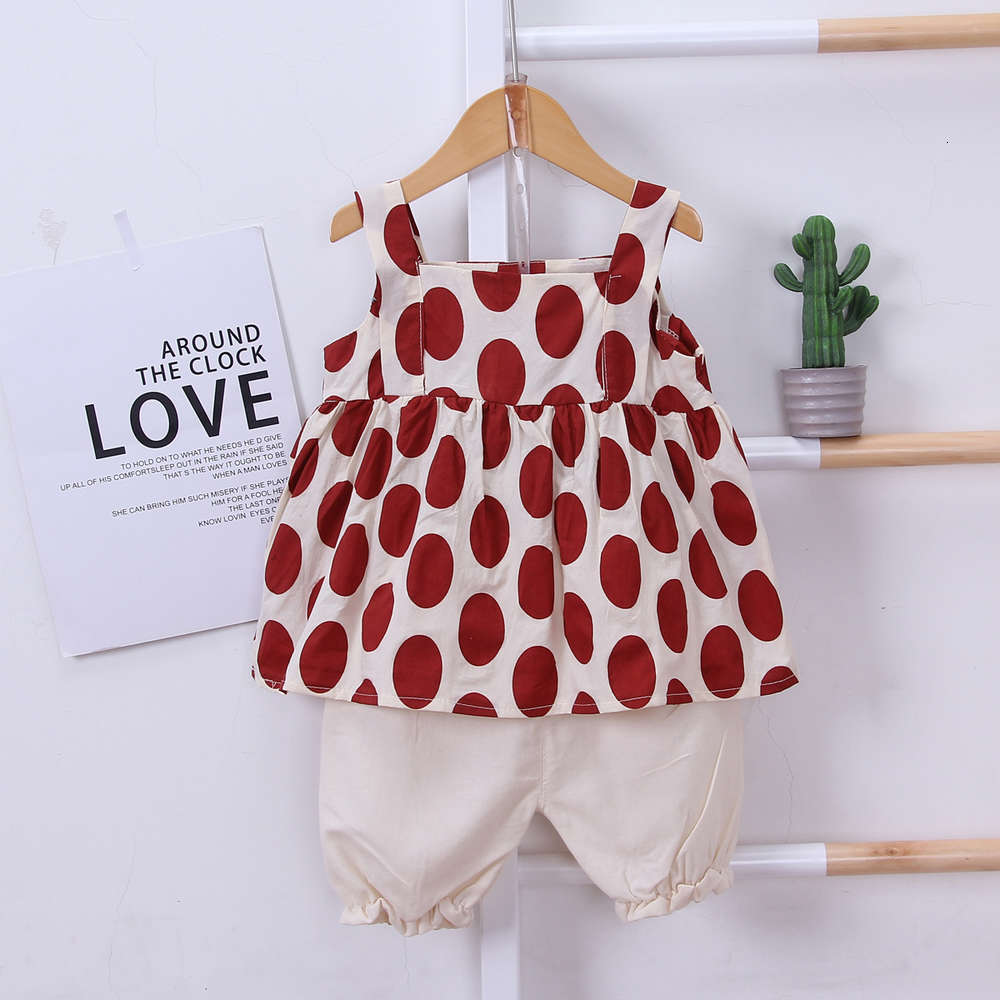 

Boys and girls suits Girls T-Shirt Top Pants Set fashion children's summer short sleeve two piece set cute, White