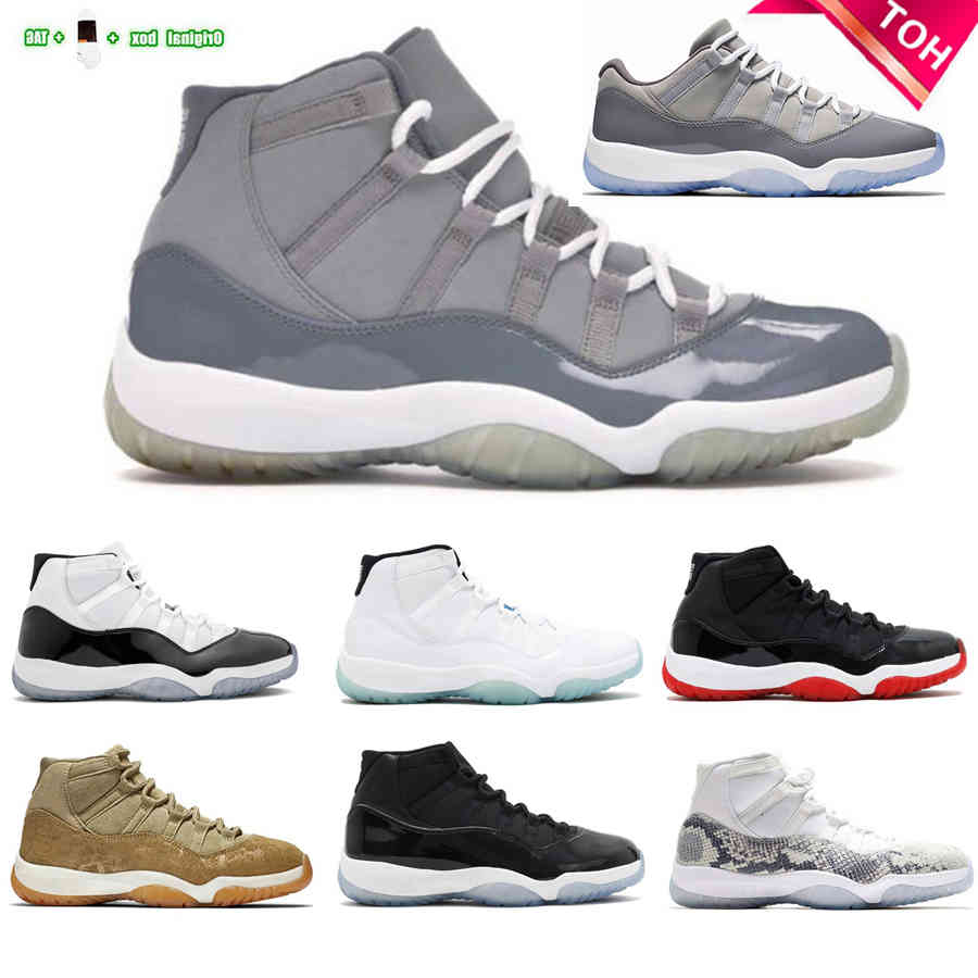 

Top Quality Basketball Shoes jorden 11 HIGH low union Jumpman jordens 11S Cap And Gown Gym Mens Women University Trainers Sneakers size, Box