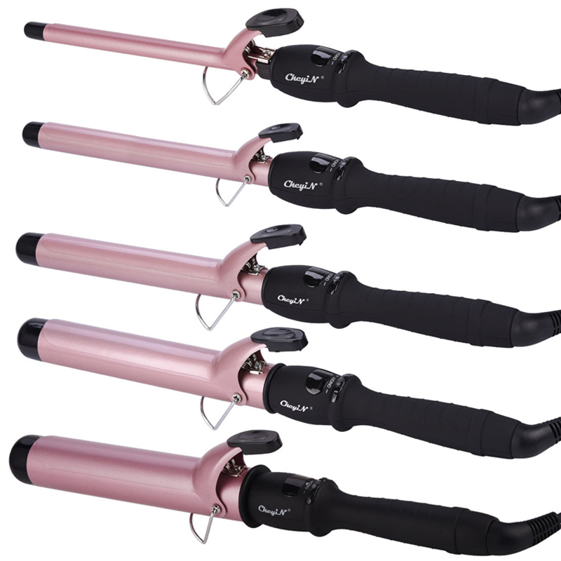 

30 Groups Temperature Setting Electric Hair Curler Long Curling Tong Wand 13-38mm Professional Hair Curling Iron LCD Screen 31
