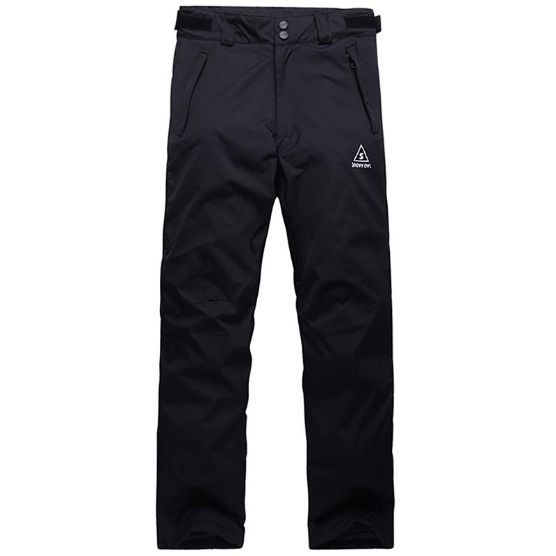 Skiing Pants Drop Outdoor Double Layers Waterproof Windproof Wear-resisting Winter Ski Snowboard Suitable For Men And Women