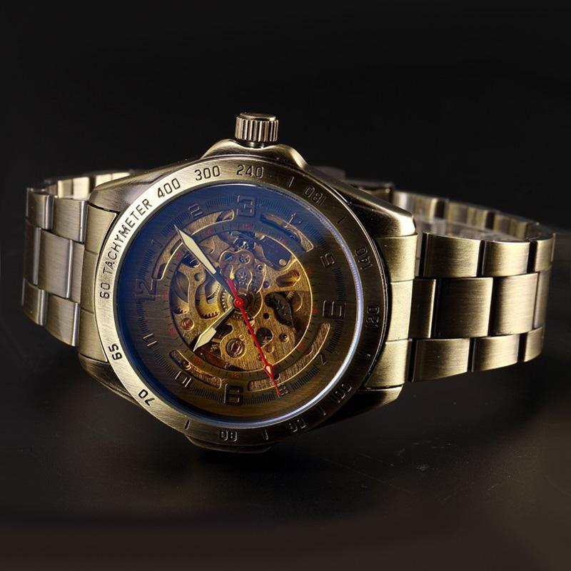 

Men Gear Skeleton Watches 2021 Shenhua Luxury Men's Fashion Vintage Automatic Self-wind Mechanical For Sale Wristwatches, 9581black