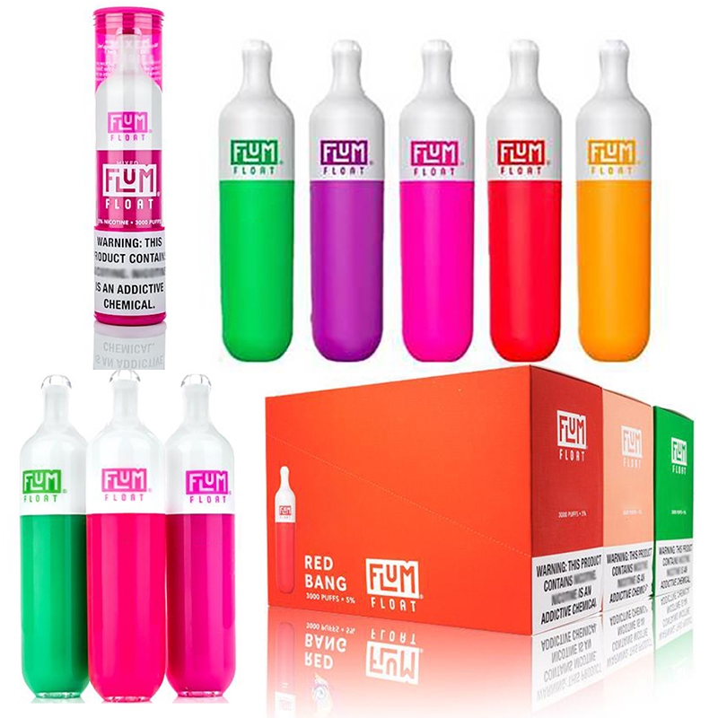

FLUME FLUM FLOAT Disposable E cigarettes 3000Puffs Vape Pen 650mAh Battery Device 8.0ml Pre-Filled Pods Cartridge Vaporizers Stick Starter Kit bar xxl puff
