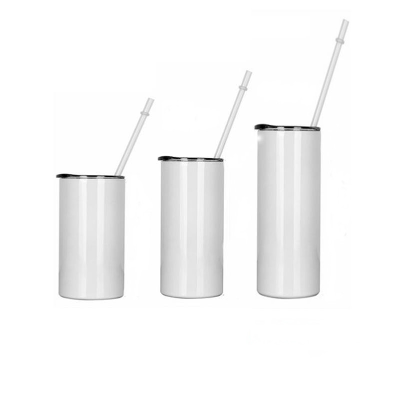 

Sublimation Straight Tumblers Blanks 12 15 20 oz Stainless Steel Car Cups Tumbler Travel Mugs Insulated Water Bottle WY949, Shipping time 25-35 working days
