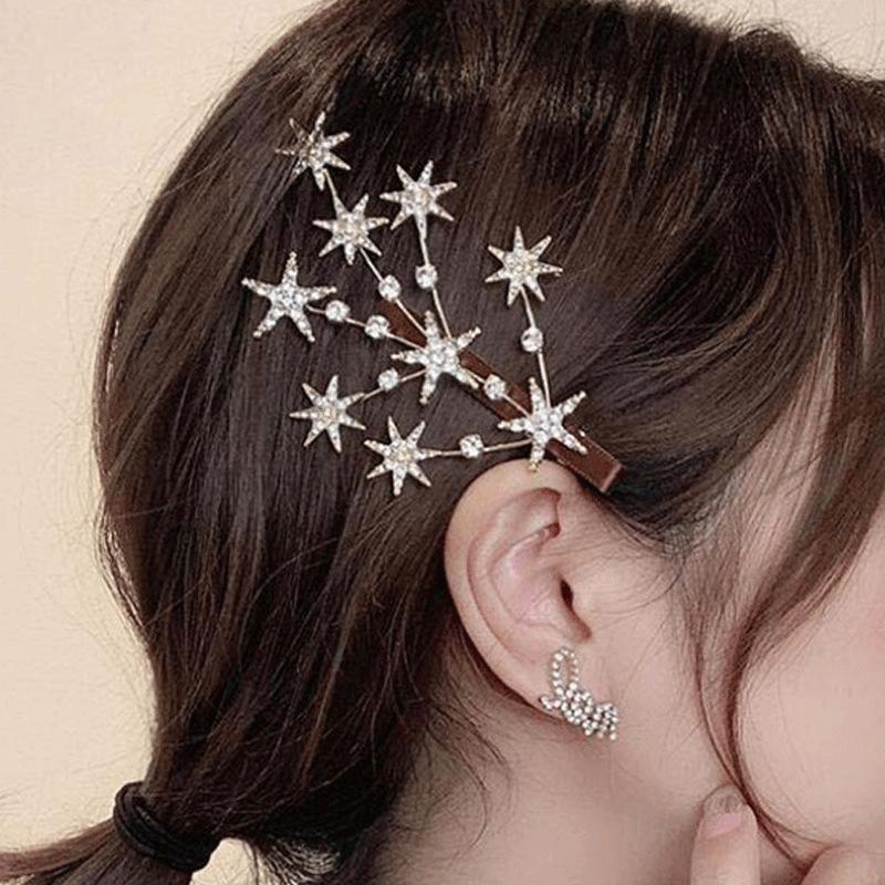 

Spring Summer Fashion Geometric Hair Clip Sky Full Of Stars For Women Girl Headband Sweet Hairpin Barrettes Accessories Clips &