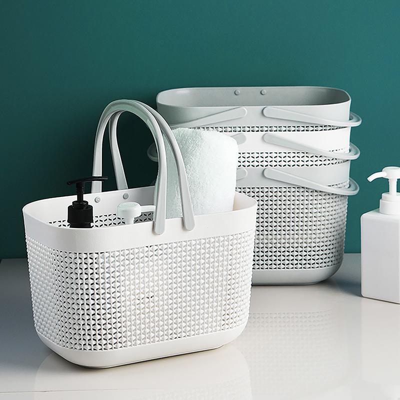 

Storage Baskets ORZ Portable Shower Basket With Handle Plastic Bath Organizer Bin For Bathroom Caddy Tote Dorm Romm