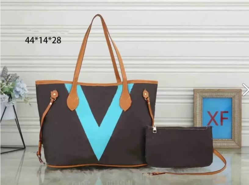 

HBP ONTHEGO 2022 luxury women handbag Size Totes 2pcs/Set With Wallet PU leather shopping bag women's large capacity Tote beach bags handbags clutch Telfars LVs bag, Add freight