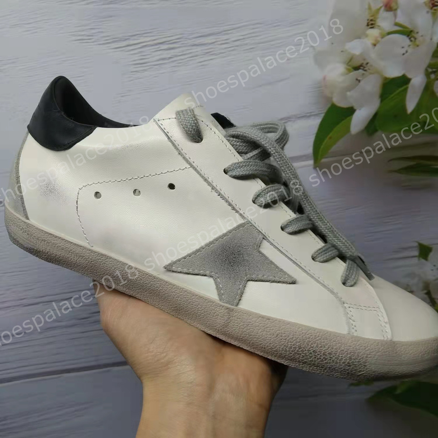 

cozy Mens Womens Casual Shoes Fashion Platform Sneakers scarpe Flat Soft Leather Chaussures Lady Leisure Leopard Old Dirty glitter White Trainers Velvet Tennis, Color03