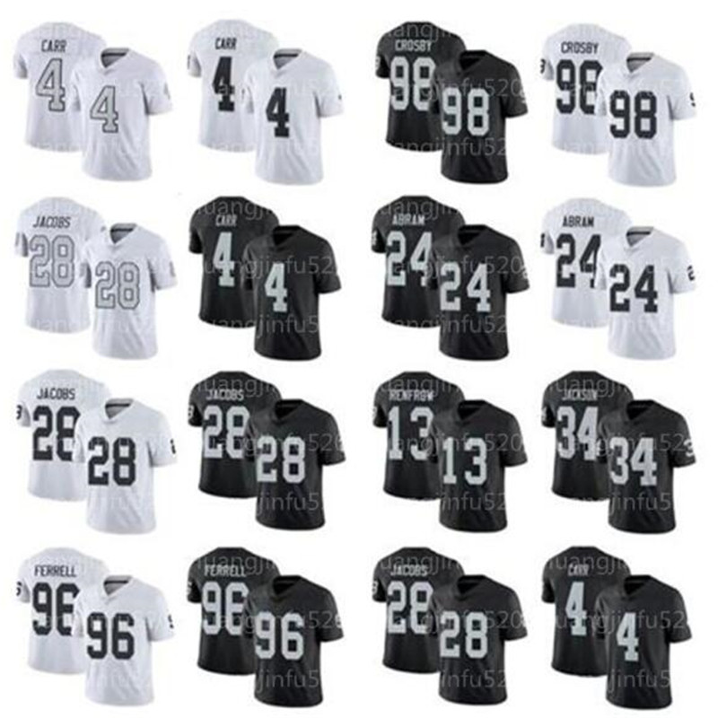 

Josh Jacobs Trevon Moehrig Jersey Las Vegas Raiders Football Darren Waller 11 Henry Ruggs III 4 Derek Carr 13 Hunter Renfrow 98 Maxx Crosby 27 Trayvon Mullen, As