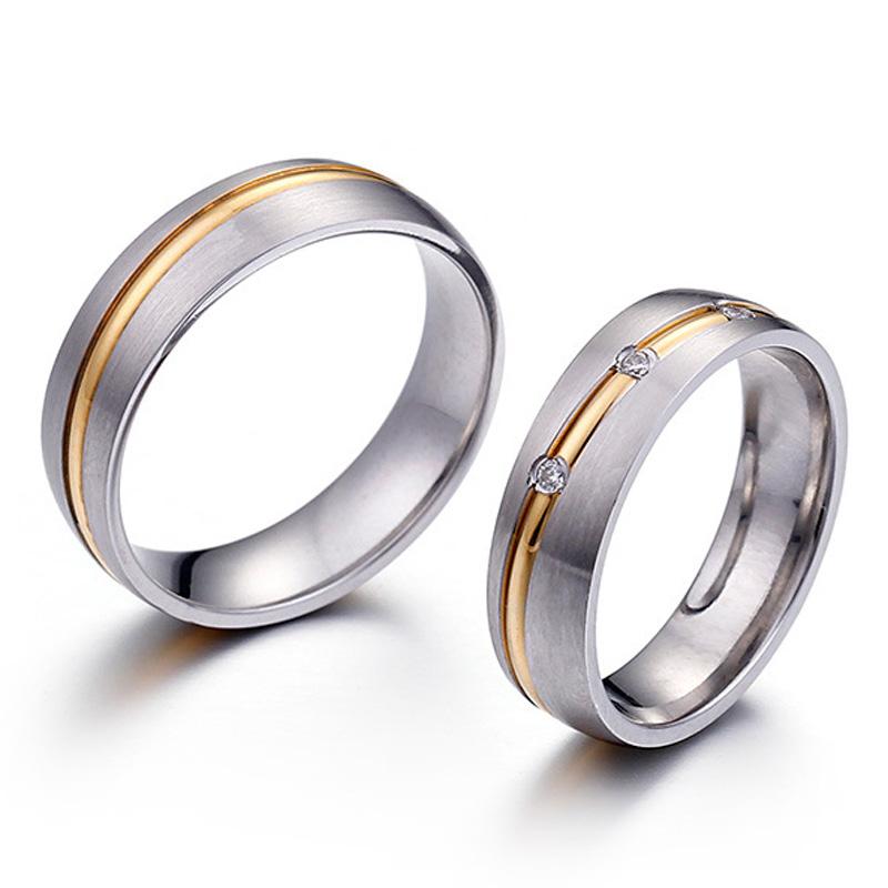 Wedding Rings Classic Western Couple For Men And Women Lovers Alliance Titanium Jewelry Finger Ring Marriage-image-711451463
