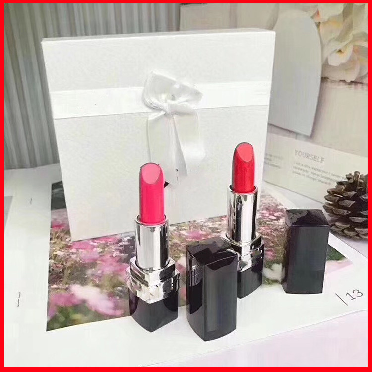 

Famous Brand Makeup sets 2pcs lipsticks 2styles 2 in 1 Cosmetics free DHL