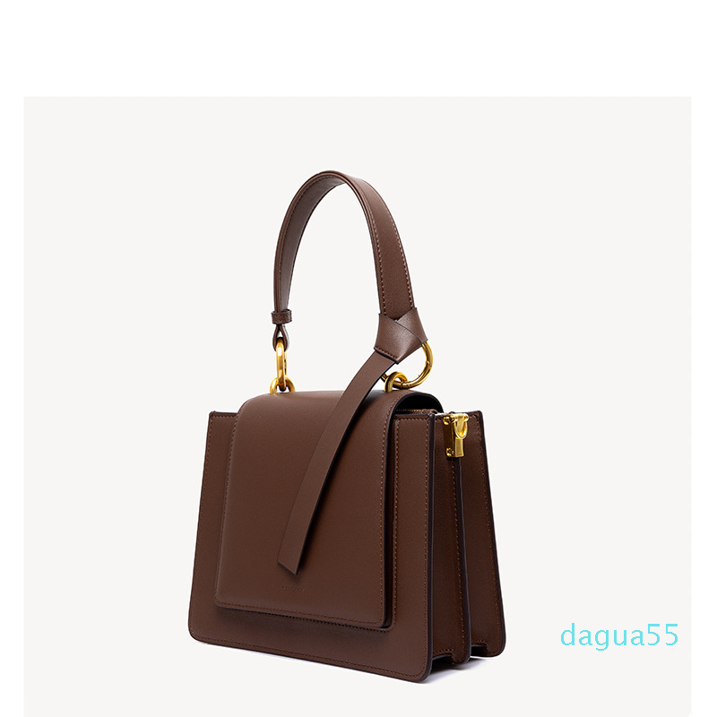 

Designer bags Niche design women s 2021 new autumn and winter fashion small square versatile portable messenger luxury, Wine