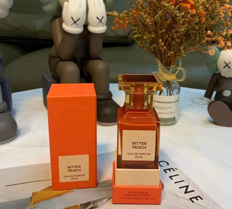 

Amazing smell Bottle Neutral perfume BITTER PEACH 50ML orange Wooden sweet thick EDP Fragrance sprayer long Lasting Incense High quality fast delivery