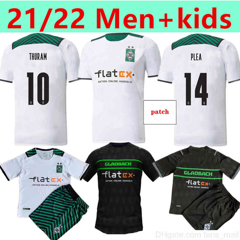 

21 22 Borussia Monchengladbach soccer Jerseys fans version 2021 2022 home Gladbach ELVEDI PLEA ZAKARIA NEUHAUS GINTER THURAM men+kids, 21/22 home adult