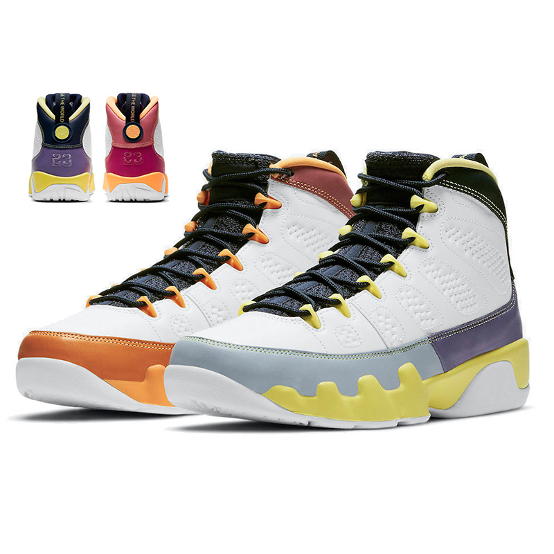 

MVP1111 2022 New Jumpman 9 9s Mens Basketball Shoes Space Jam Gym Red White Particle Grey Change The World Statue UNC University Gold Bred U, B42 particle grey 40-47