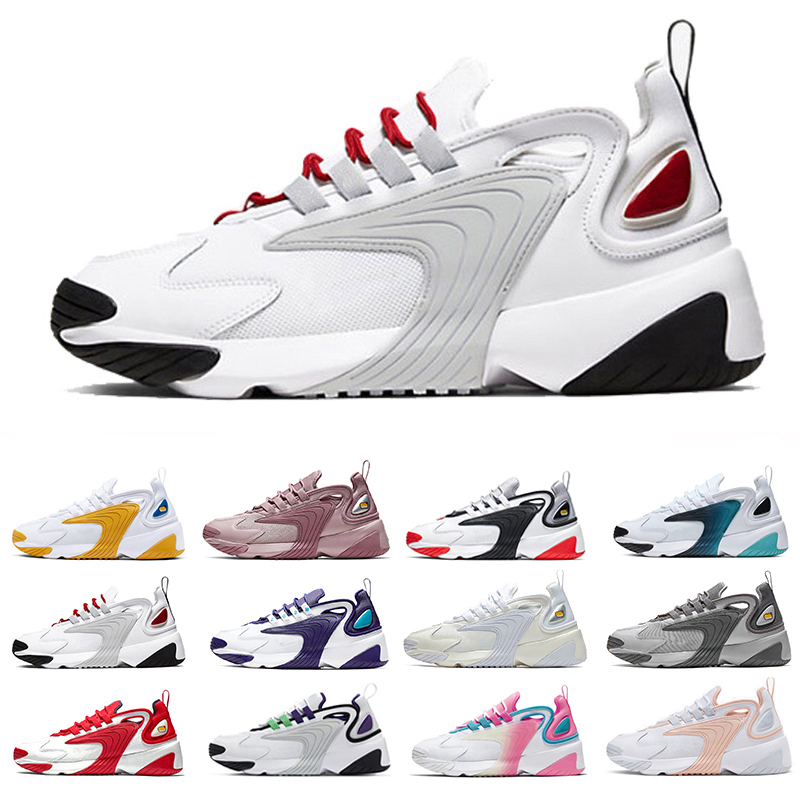 

2022 zoom 2K Pegasus mens running shoes Creamy White Black and Dynamic Yellow blue Regency Purple Race Red Icon Clash Black men women trainers sports shoe, Item#14