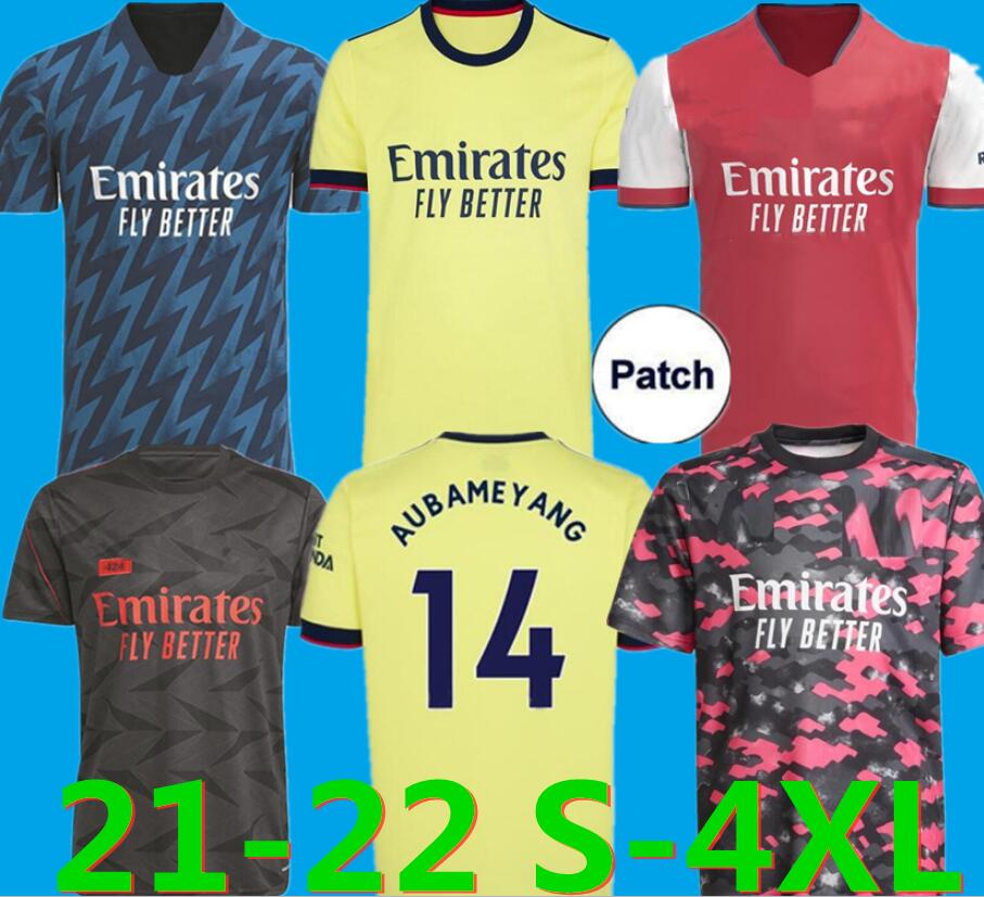 

21 22 Arsen soccer jersey away YELLOW Camisa Gunners PEPE SAKA THOMAS WILLIAN NICOLAS football shirts 2021 2022 Size S-4XL SOCKS ODEGAARD Uniforms, White