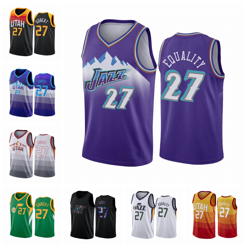 

Utah Jazz MEN Rudy Gobert 2020-21 Black Basketball Jersey