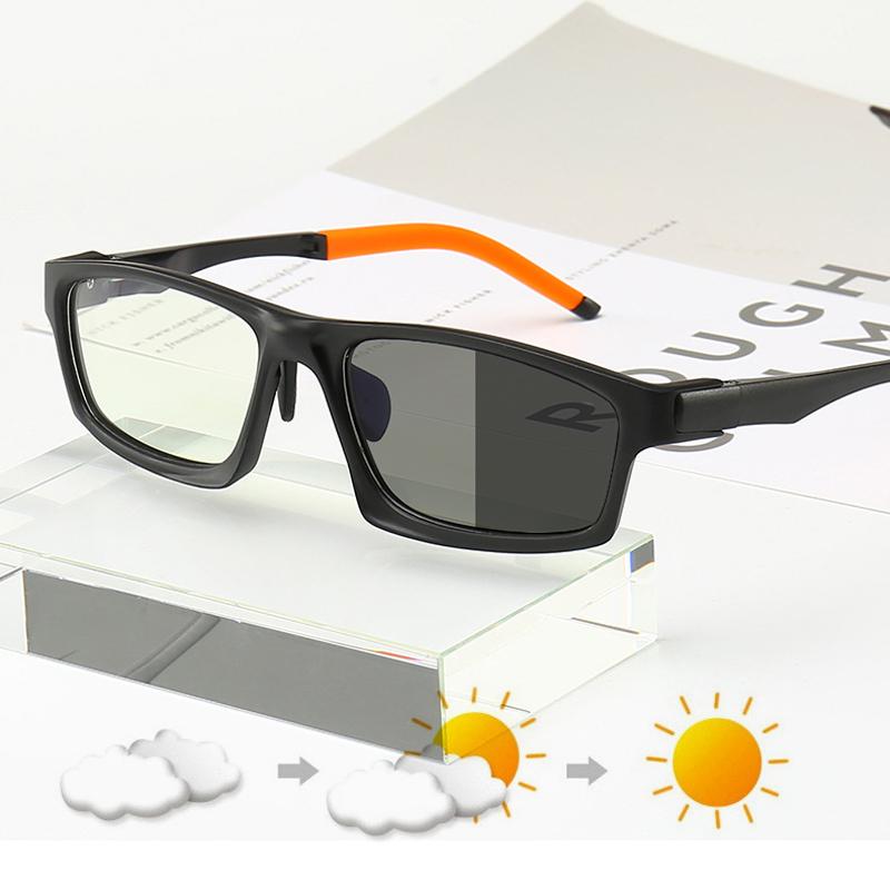 

Fashion Sunglasses Frames Pochromic Sports Glasses Frame Men Women TR Blue Light Chameleon Optical Prescription Spectacle Clear Eyewear