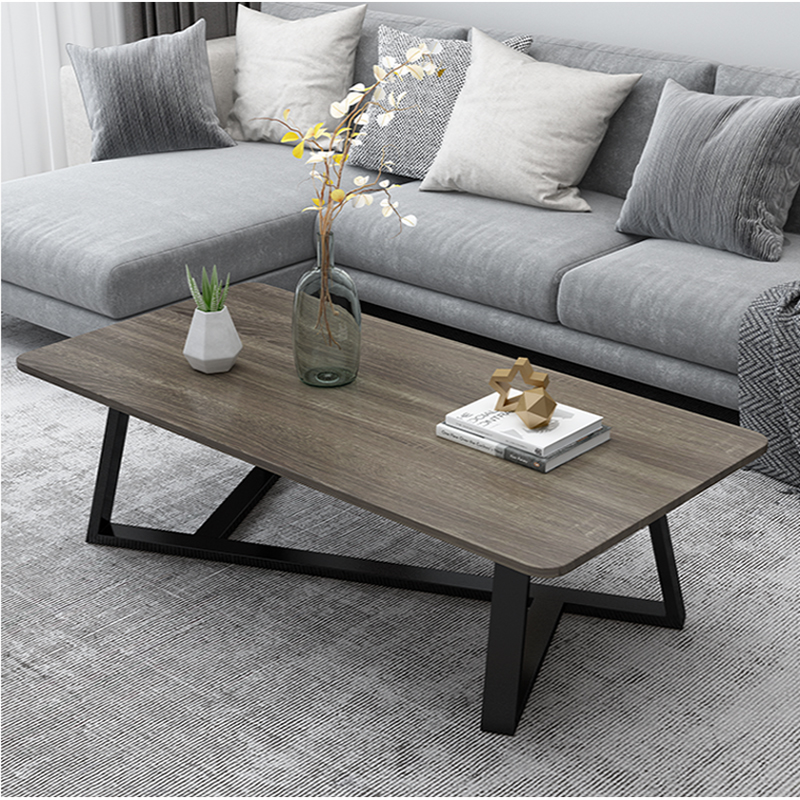 

Nordic modern small apartment living room simple reception coffee table economical household furniture creative ins wind large countertop sofa table