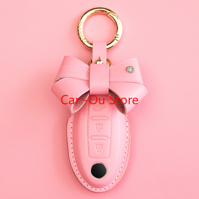 

Key Case For Q50L QX50 Q60 QX60 Q70 ESQ Smart Key Keyless Remote Entry Fob Case Cover Key Chain