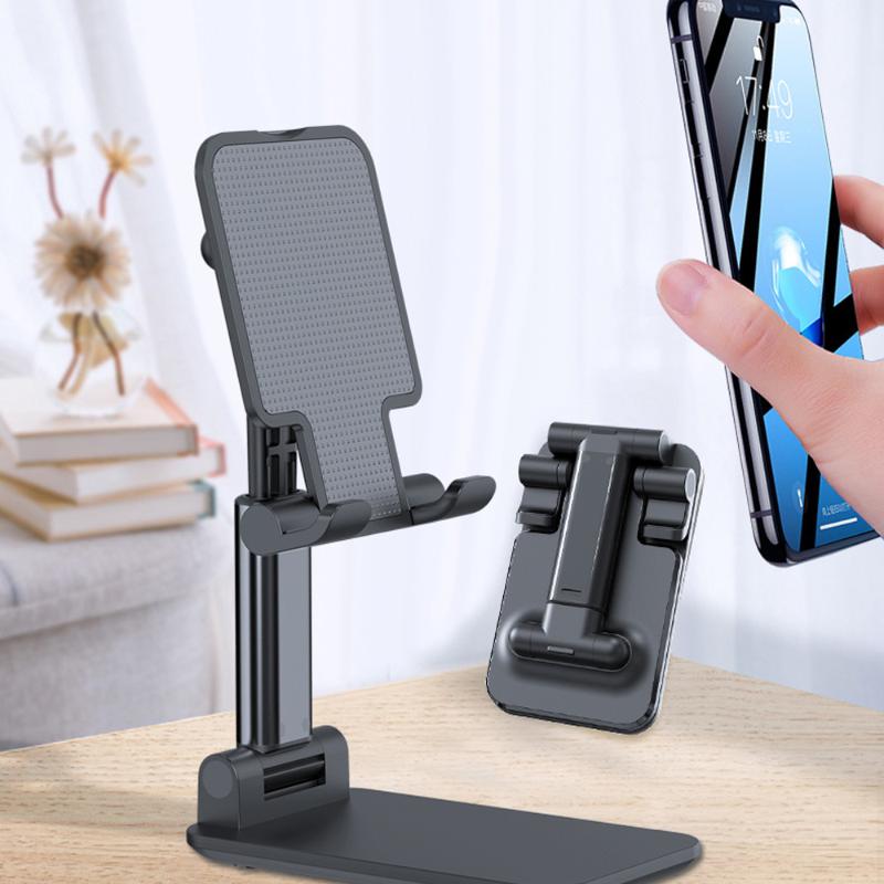 

Cell Phone Mounts & Holders Foldable Portable Stand Holder For Support Smartphone Tablet Ipad Adjustable Mobile Table Desk