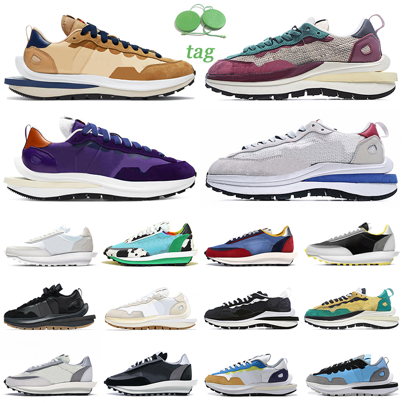 

LDWaffle VaporWaffle Running Shoes Noir Dark Iris Sesame Sail Sport Fuchsia Nylon Pine Green Womens Mens Trainers Sports Sneakers 36-45, 36-45 green gusto