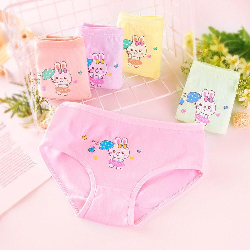 

Women's Panties Cartoon Children's Underwear Girls 3-12 Years Old Pure Cotton Comfortable Breathable Cute Briefs, Dh001-random