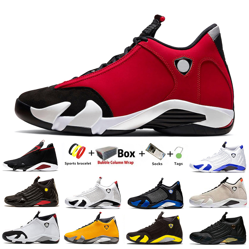 

colorful jumpman 14s mens basketball shoes Desert sand Hyper Royal Thunder University Red Indiglo men women trainer sports sneakers Eur 40-47, Color#7
