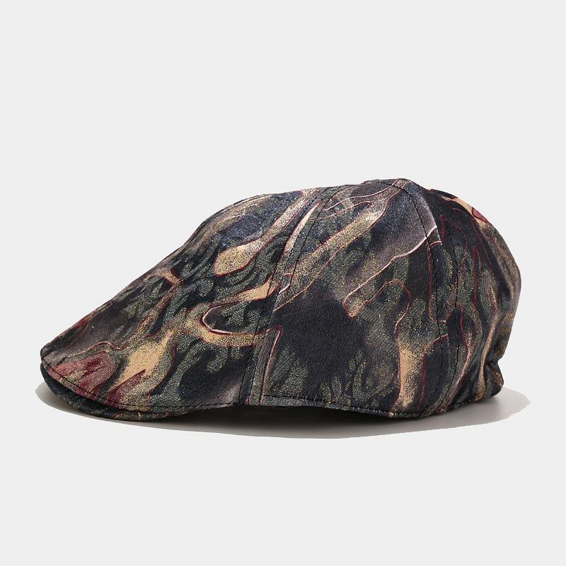 

Berets 2021 Cotton Graffiti Print Sboy Caps Flat Peaked Cap Men And Women Painter Beret Hats 13, Style 1