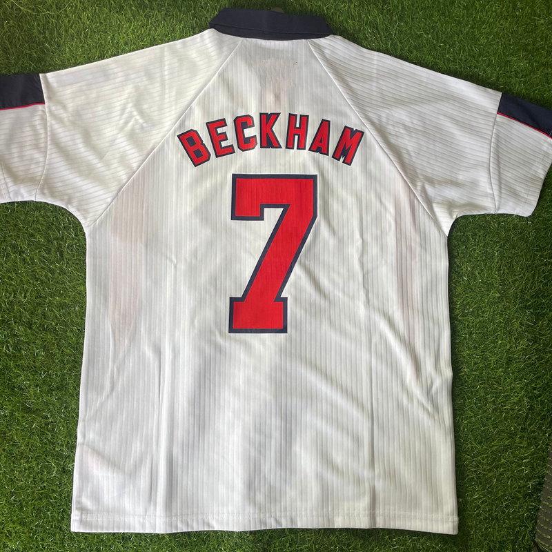 

TOPS 1998 Retro Soccer Jerseys STAR GASCOIGNE 8 Beckham 7 SHEARER 9 Scholes 18 Owen 10 Gerrard Lampard Fowler Vintage Classic Home Away Foot, Black;yellow