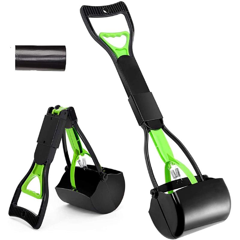 

Pet Dog Pooper Scooper With Long Handle Poop Convenient Animal Waste Picker Outdoor Cleaning Accessories Tools Travel & Outdoors