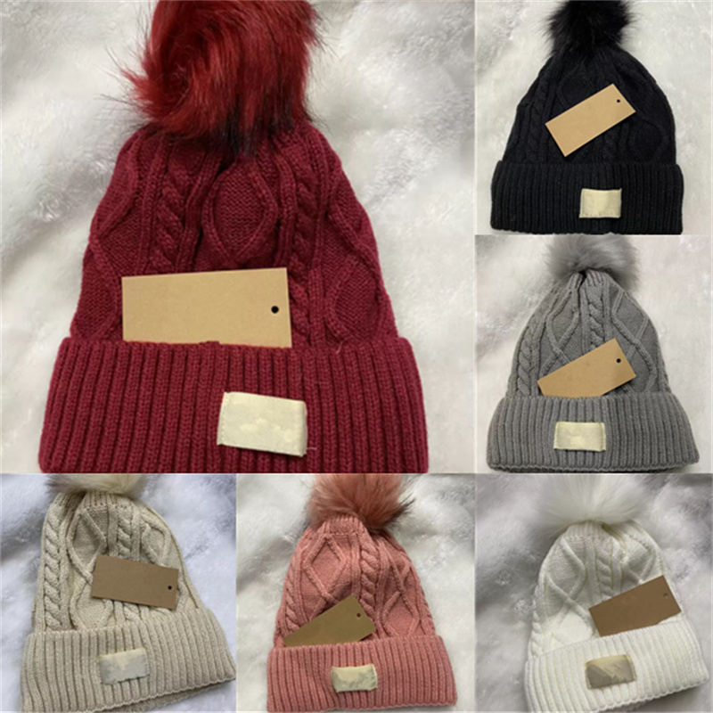 

U Autumn winter new style wool knit cap outdoor warm ear hat, Opp bag
