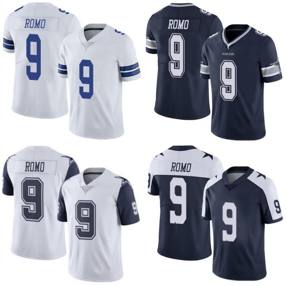 

DallasCowboysMen #9 Tony Romo Women Youth Limited Rush Jersey, Black