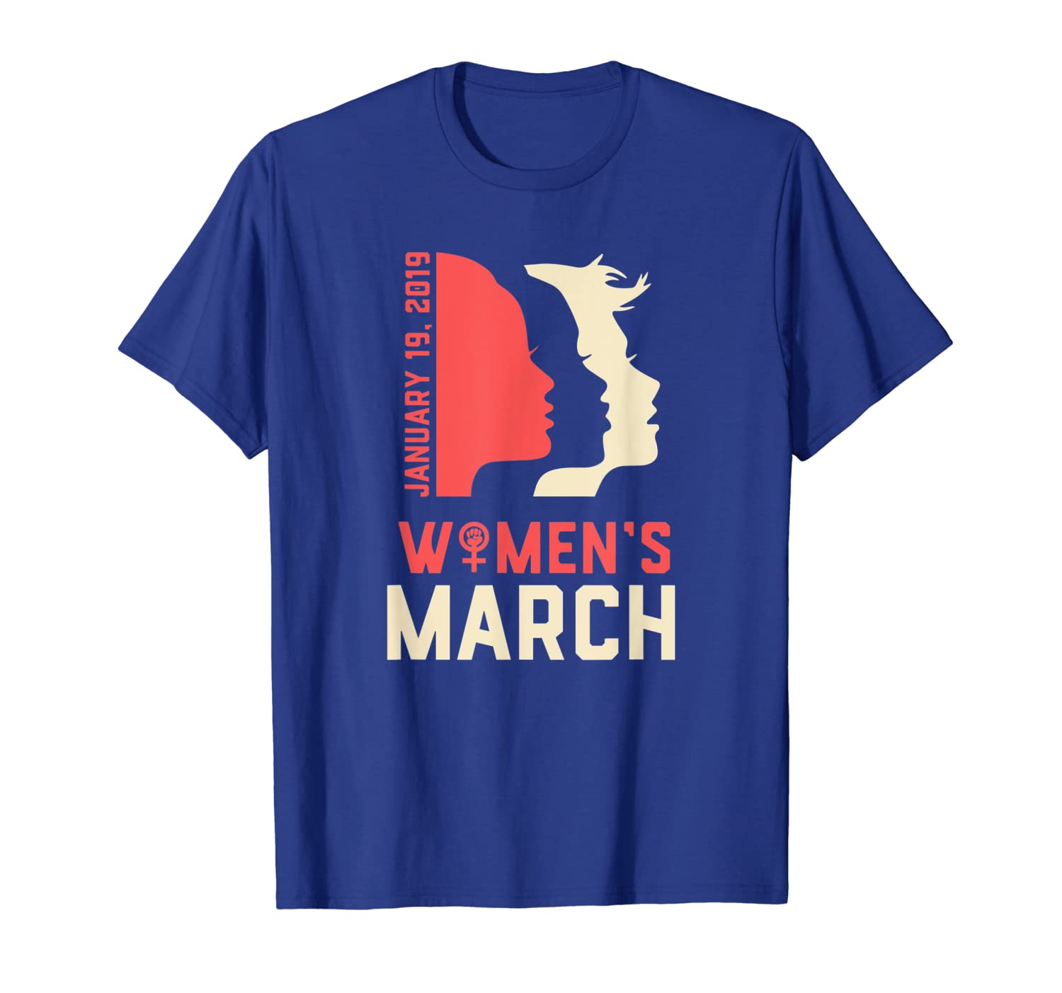 

women's march january 19, 2019 t-shirts shop #womenswave, White;black