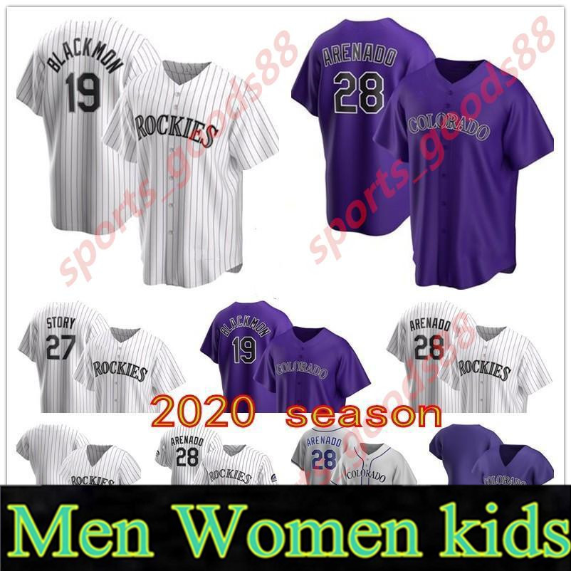 

2021 2022 Colorado Jersey Charlie Blackmon Nolan Arenado Daniel Murphy Todd Helton 27 Trevor Story 20 Ian Desmond 55 Jon Gray Baseball Rockie Jerseys, Blue;black