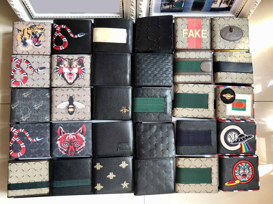 

Designer Wallet card holder designer card holde Luxury Wallet Top Quality classic short mens for Women real leather pvc Business credit men, Red;black