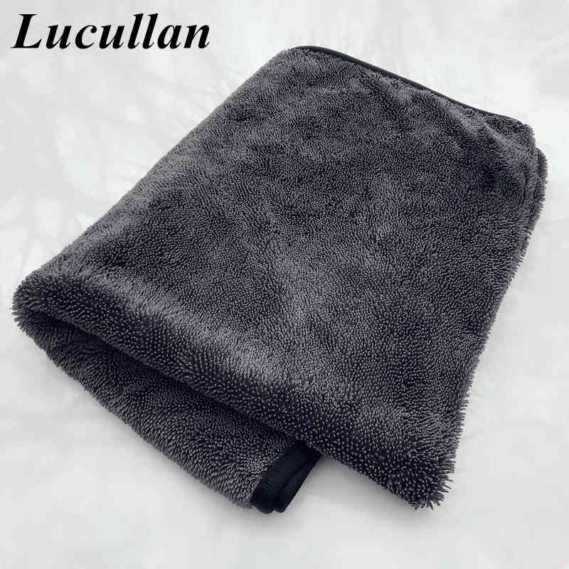 

Lucullan 60X90cm Microfiber Twist Drying Towel Professional Car Cleaning Cloth for Cars Washing Polishing Waxing Detailing