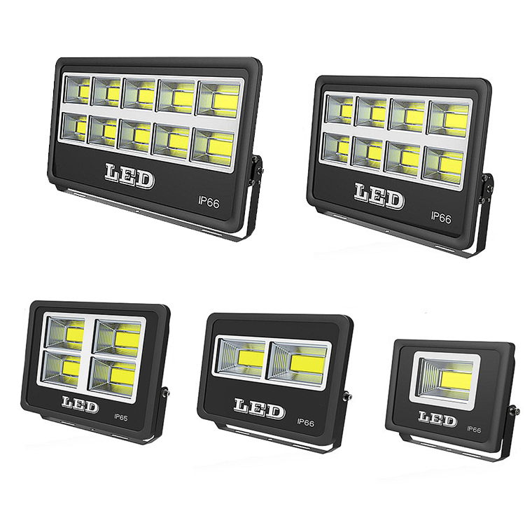 

Outdoor LED FloodLight Fixture 800W 600W 500W 400W 300W IP66 Waterproof Exterieur COB Flood lights 90 Degree Beam Angle Spotlight