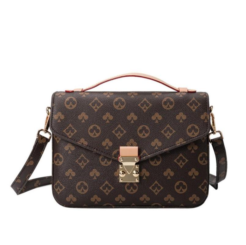

Duffel Bags PU Leather Retro Luxury Handbag Brand Female Package Bag European American Fashion Women Shoulder Crossbody Messenger