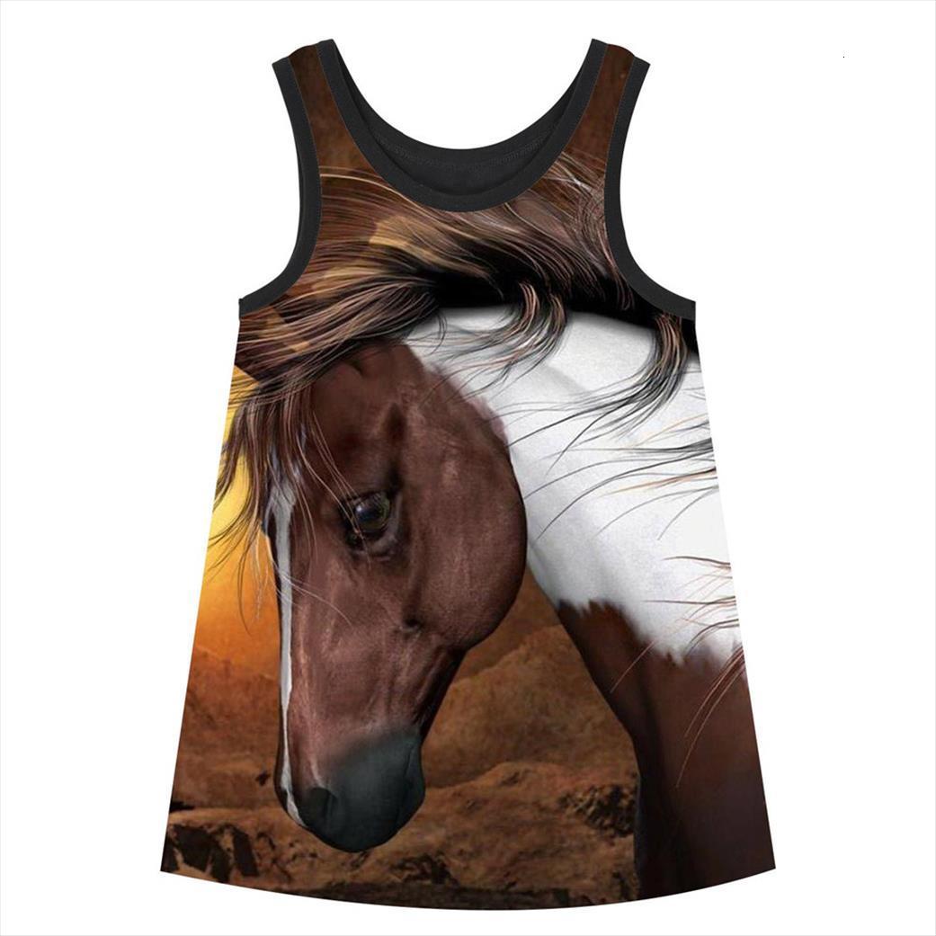 

girls big brand horse girl dress print children designer baby kids clothes fashion clothing bibs summer style, Red;yellow